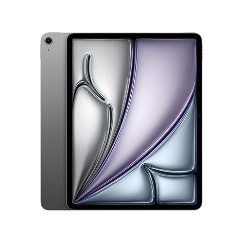 Apple iPad Air 13 inch with M3 chip Built for Apple Intelligence  Liquid Retina Display  128GB  12MP Front/Back Camera  Wi Fi 6E  Touch ID  All Day Battery Life   Space Gray