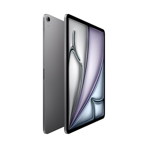 Apple iPad Air 13 inch with M3 chip Built for Apple Intelligence  Liquid Retina Display  128GB  12MP Front/Back Camera  Wi Fi 6E  Touch ID  All Day Battery Life   Space Gray