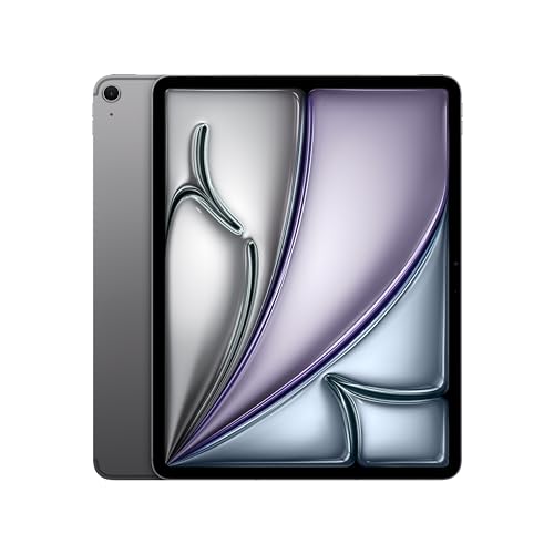 Apple iPad Air 13 inch  M2   Built for Apple Intelligence  Liquid Retina Display  1TB  12MP Front/Back Camera  Wi Fi 6E   5G Cellular  Touch ID  All Day Battery Life   Space Gray