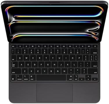 Apple Funda con Teclado Magic para iPad Pro de 11 Pulgadas (M4), Excelente Experiencia de Escritura, Trackpad Incorporado, Fila de Funciones, Inglés (Estadounidense) - Negro