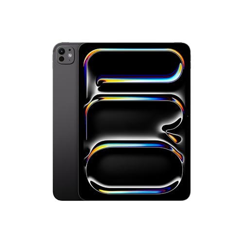 Apple - Tablet iPad Pro de 11 pulgadas con chip M4, para Apple Intelligence, pantalla Ultra Retina XDR, 256GB, cámara frontal y trasera 12 MP, escáner LiDAR, Wi-Fi 6E, Face ID, negro espacial