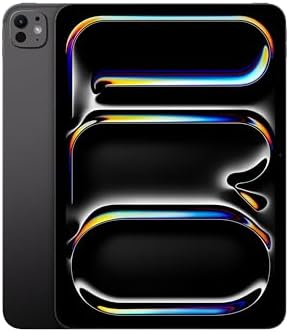 Apple iPad Pro 11 Inch  M4   Built for Apple Intelligence  Ultra Retina XDR Display  512GB  12MP Front/Back Camera  LiDAR Scanner  Wi Fi 6E   5G Cellular  All Day Battery Life   Space Black