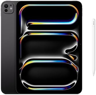 Apple iPad Pro 11 inch  M5   Ultra Retina XDR Display   256GB  LiDAR Scanner  Wi Fi 7 with N1  Face ID   Space Black with Pencil Pro