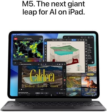 Apple iPad Pro 13 inch  M5   Ultra Retina XDR Display  256GB  12MP Front/Back Camera  Wi Fi 7 with Apple N1   5G Cellular with C1X chip  Face ID   Silver with AppleCare   2 Years 