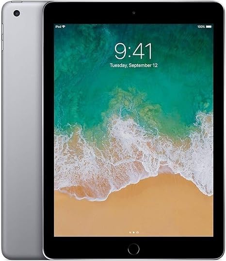 Apple - iPad (modelo 2018) de 9.7 pulgadas con WiFi, 32 GB, gris espacial (reacondicionado)