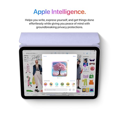 Apple iPad mini (A17 Pro): Apple Intelligence, pantalla de retina líquida de 8.3 pulgadas, 128 GB, Wi-Fi 6E, cámara frontal de 12 MP/trasera de 12 MP, Touch ID, duración de la batería durante todo el
