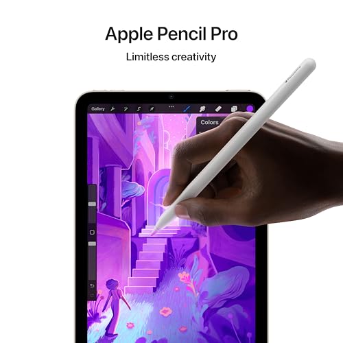 Apple iPad mini (A17 Pro): Apple Intelligence, pantalla de retina líquida de 8.3 pulgadas, 128 GB, Wi-Fi 6E, cámara frontal de 12 MP/trasera de 12 MP, Touch ID, duración de la batería durante todo el