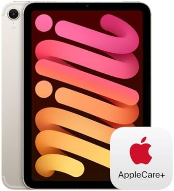 Apple iPad mini (A17 Pro): Apple Intelligence, pantalla de retina líquida de 8.3 pulgadas, 128 GB, Wi-Fi 6E, cámara frontal de 12 MP/trasera de 12 MP, Touch ID, duración de la batería durante todo el