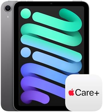Apple iPad mini  A17 Pro   Apple Intelligence  8 3 inch Liquid Retina Display  128GB  Wi Fi 6E  12MP Front/12MP Back Camera  Touch ID  All Day Battery Life   Space Gray