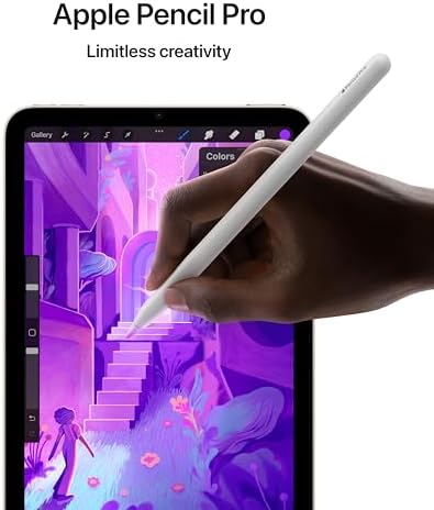 Apple iPad mini  A17 Pro   Apple Intelligence  8 3 inch Liquid Retina Display  128GB  Wi Fi 6E  12MP Front/12MP Back Camera  Touch ID  All Day Battery Life   Space Gray