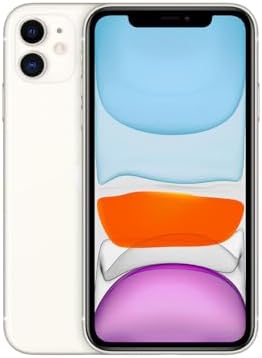 Apple - iPhone 11, 128GB, desbloqueado - blanco (renovado)