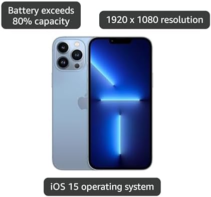 Apple iPhone 13 Pro Max  Renewed   128GB  Graphite   Unlocked