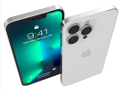 Apple iPhone 13 Pro  128GB  Silver   Unlocked  Renewed 