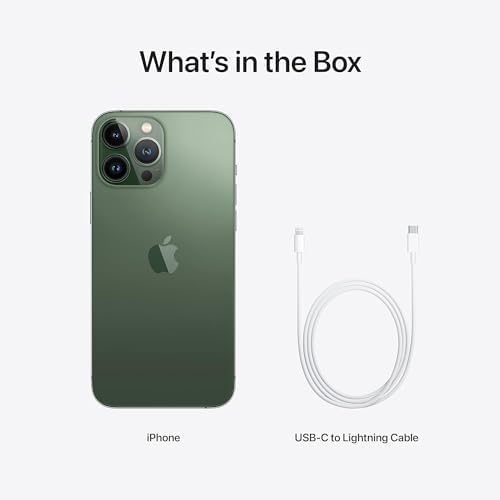 Apple iPhone 13 Pro Max  256GB  Alpine Green   Unlocked  Renewed 