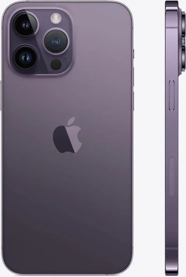 Apple iPhone 14 PRO MAX 128GB Fully Unlocked Deep Purple  Refurbished Very Good