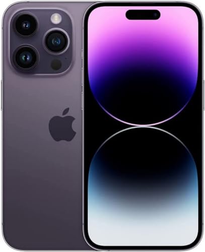 Apple iPhone 14 Pro  128GB  Deep Purple   Unlocked  Renewed 