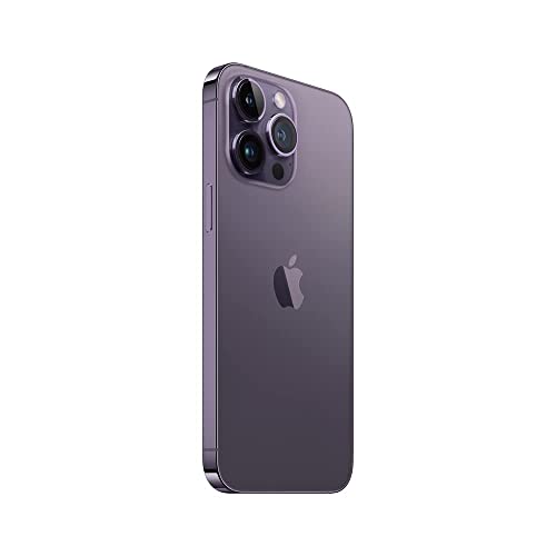 Apple iPhone 14 Pro Max 256GB Deep Purple Unlocked Renewed