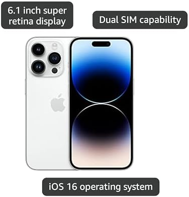 Apple - iPhone 14 Pro, 256 GB, morado profundo, desbloqueado (reacondicionado).