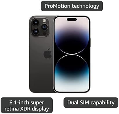 Apple - iPhone 14 Pro, 256 GB, morado profundo, desbloqueado (reacondicionado).