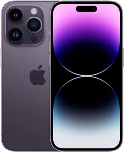 Apple iPhone 14 Pro  256GB  Deep Purple for AT&T  Renewed 