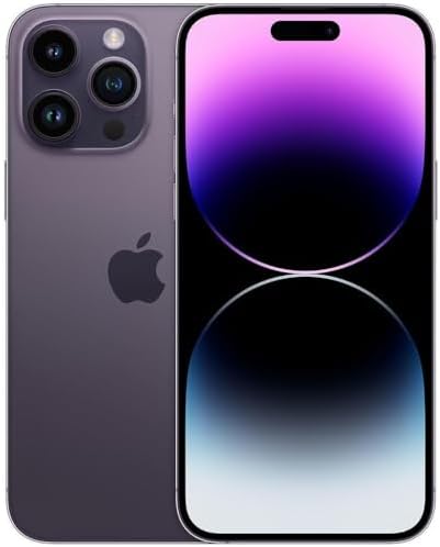 Apple iPhone 14 Pro  256GB  Space Black   Unlocked  Renewed 