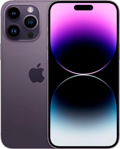 Apple iPhone 14 Pro  256GB  Space Black   Unlocked  Renewed 