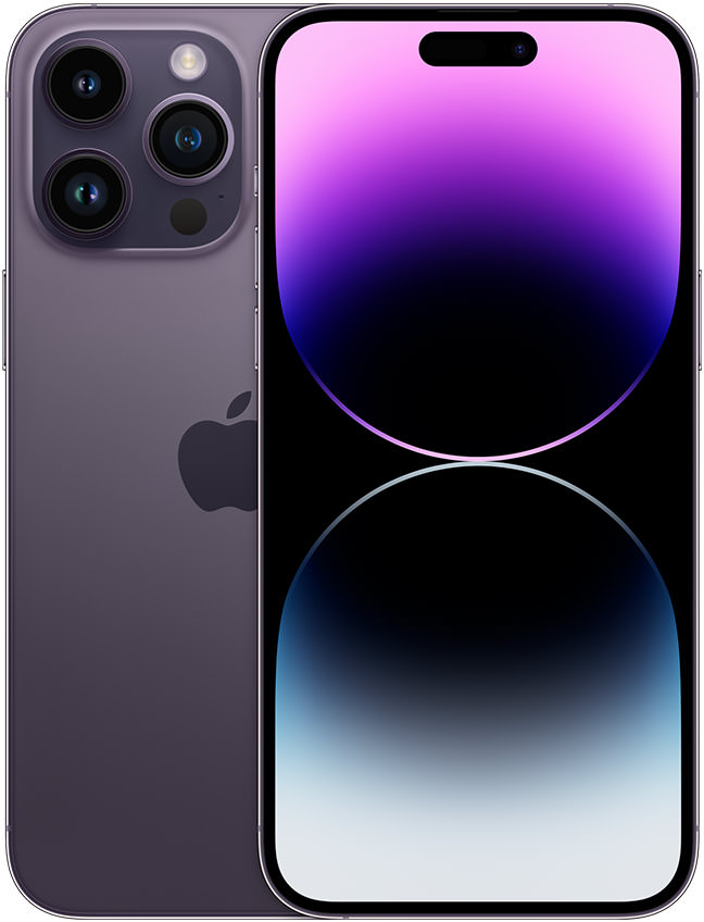 Apple iPhone 14 Pro Max 128GB Unlocked Excellent Condition - All Colors Color: Deep Purple