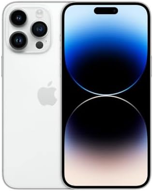 Apple iPhone 14 Pro Max  128GB  Space Black   Unlocked  Renewed 