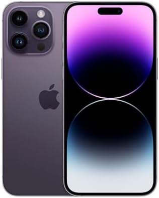 Apple iPhone 14 Pro Max  256GB  Deep Purple   Unlocked  Renewed Premium 