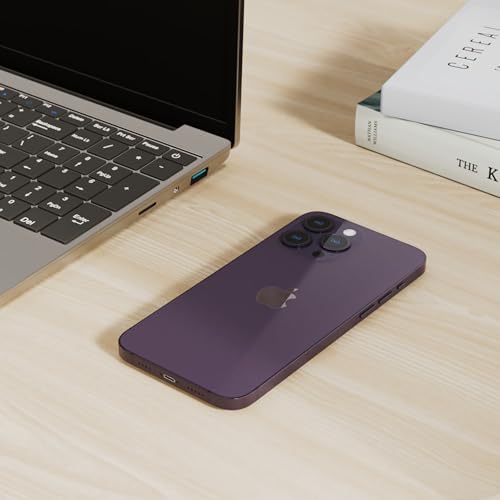 Apple iPhone 14 Pro Max, 128 GB, morado oscuro - Desbloqueado (renovado Premium)