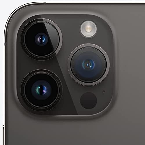 Apple iPhone 14 Pro Max  128GB  Space Black   Unlocked  Renewed 
