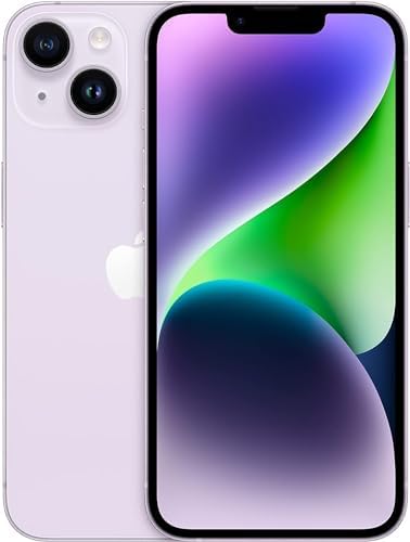 Apple iPhone 14  128GB  Purple   Unlocked  Renewed 