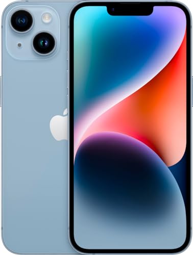 Apple iPhone 14  256GB  Blue   Unlocked  Renewed 