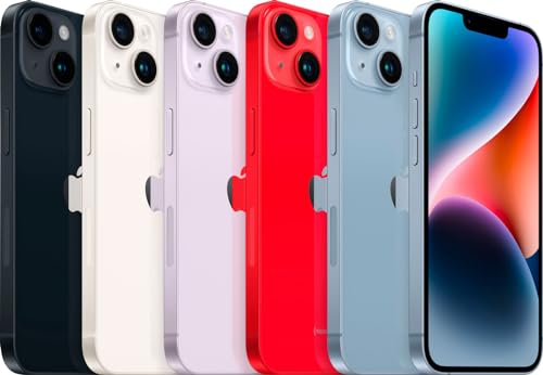 Apple iPhone 14  256GB  Blue   Unlocked  Renewed 