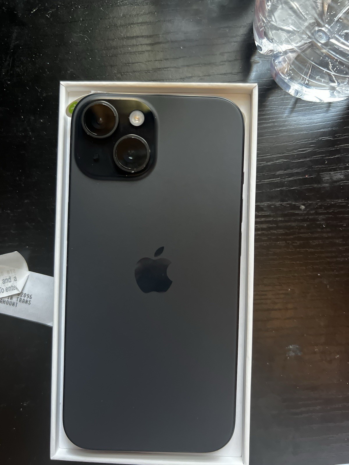 Apple iPhone 15 128GB Unlocked eSIM Black A2846 MTLV3LL/A