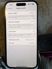 Apple iPhone 15 128GB Unlocked eSIM Black A2846 MTLV3LL/A