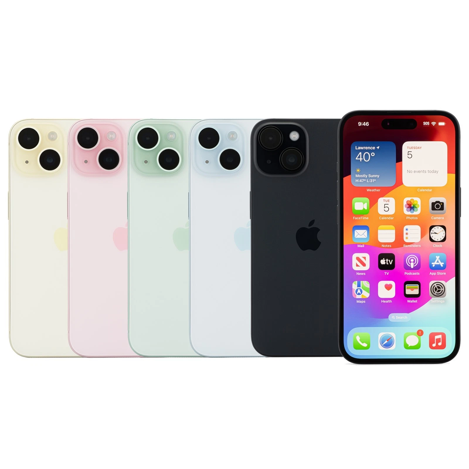 Apple iPhone 15 de 128 GB desbloqueado de fábrica AT&T T-Mobile Verizon en buen estado