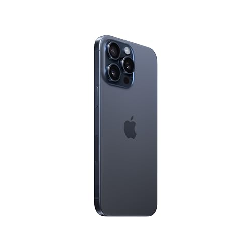 Apple iPhone 15 Pro Max 256GB Blue Titanium Unlocked Renewed