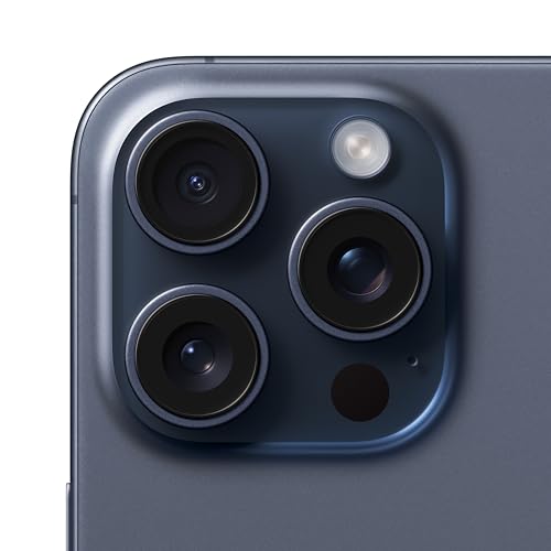 Apple iPhone 15 Pro Max 256GB Blue Titanium Unlocked Renewed