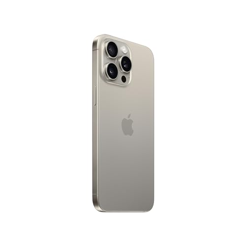 Apple iPhone 15 Pro Max, 512 GB, titanio natural - GSM Carriers (renovado Premium)