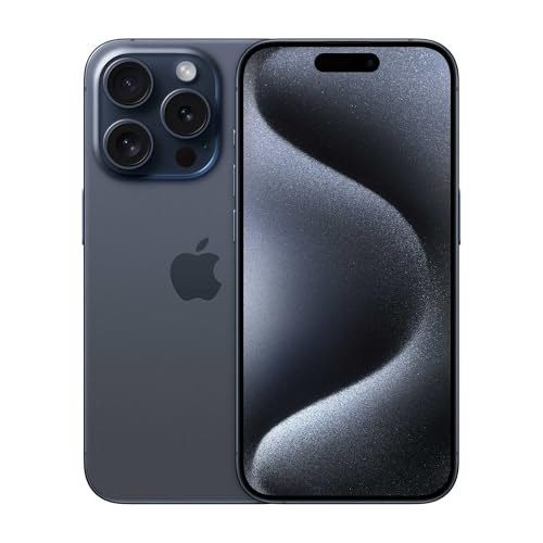 Apple iPhone 15 Pro  128GB  Blue Titanium   Unlocked  Renewed 