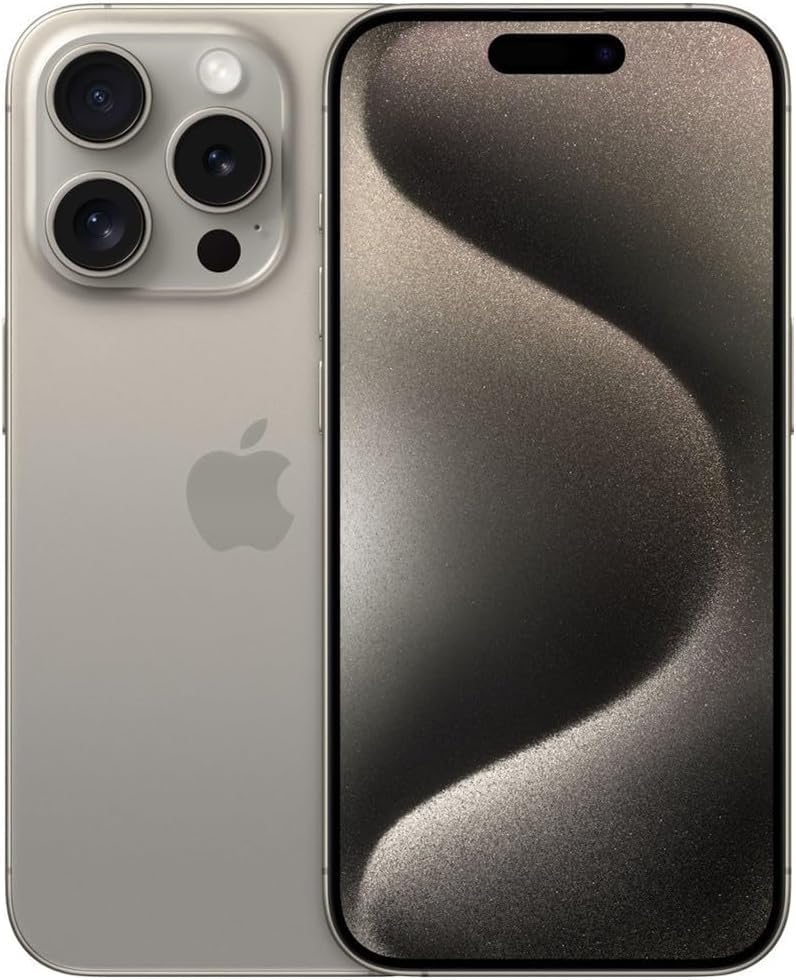 Apple iPhone 15 Pro  256GB  Natural Titanium   Unlocked  Renewed Premium 