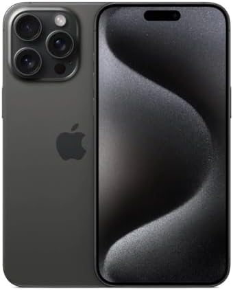 Apple iPhone 15 Pro  256GB  Black Titanium   Unlocked  Renewed 