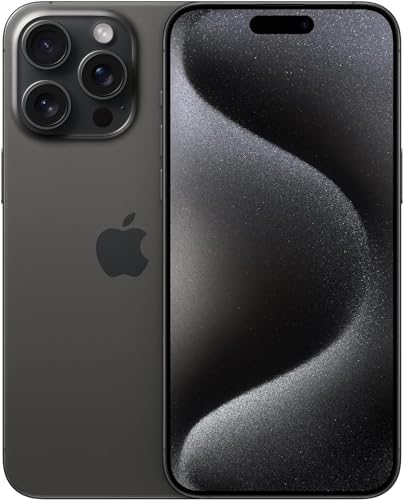 Apple iPhone 15 Pro Max  256GB  Black Titanium   AT&T  Renewed 