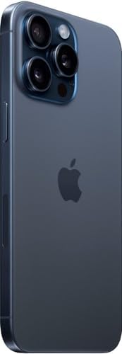 Apple iPhone 15 Pro Max  256GB  Blue Titanium   AT&T  Renewed 