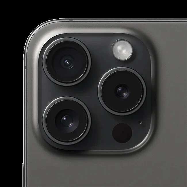 Apple iPhone 15 Pro A2848 Unlocked 128GB Black Titanium Good