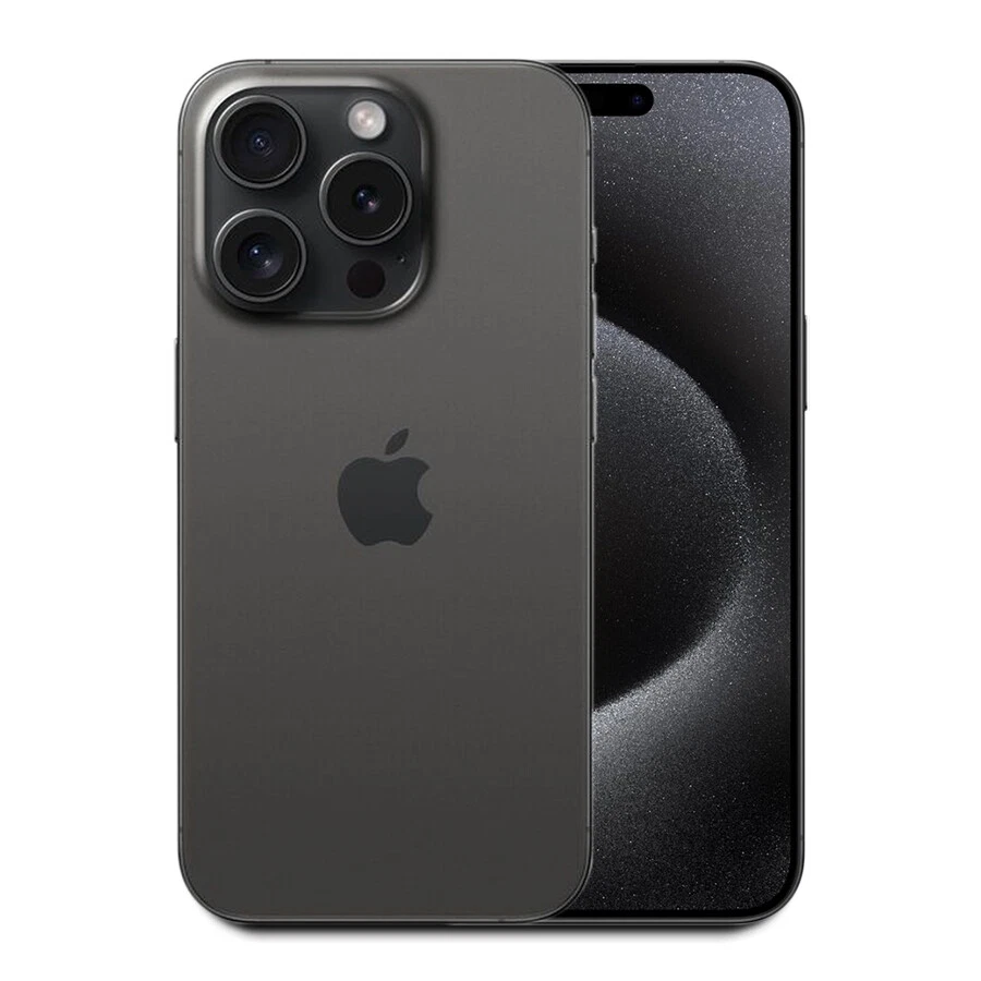 Apple iPhone 15 Pro 6 1" Unlocked 256GB    Black Titanium  A2848 w/Warranty