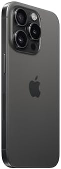 Apple iPhone 15 Pro  256GB  Black Titanium   Unlocked  Renewed 
