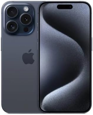Apple iPhone 15 Pro Max  512GB  Blue Titanium   Unlocked  Renewed 