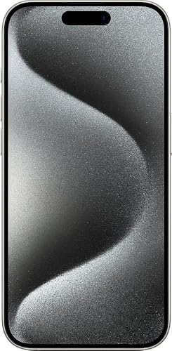 Apple iPhone 15 Pro Max  256GB  White Titanium   Unlocked  Renewed